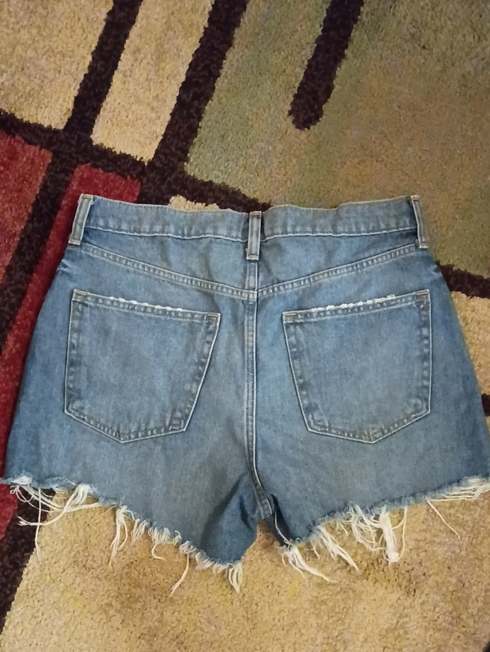 Gap Denim Frayed Hem Women's Shorts - Blue Size 10R